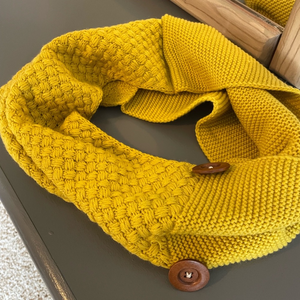 Infinity scarf gold/yellow